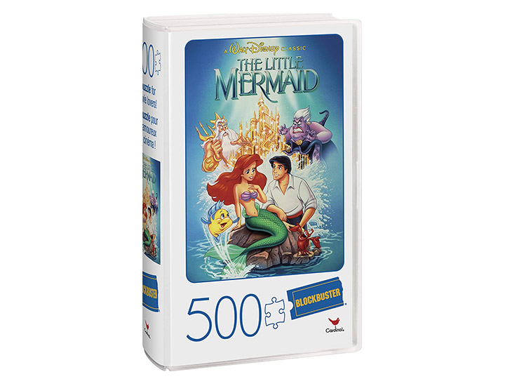 The Little Mermaid Blockbuster VHS Video Case 500-Piece Puzzle Gallery Image 1