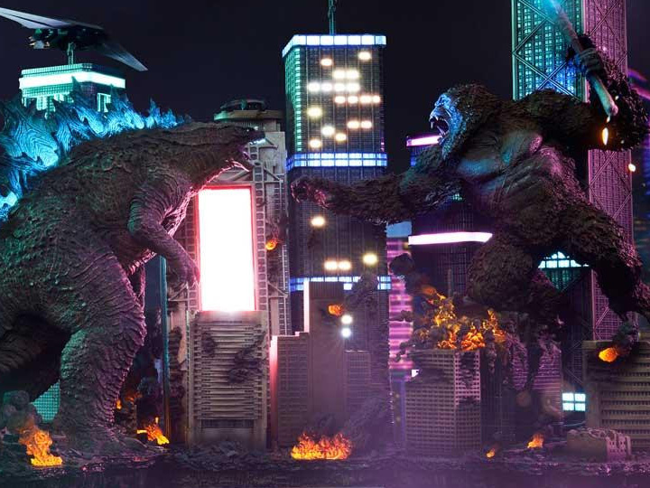 Godzilla vs. Kong Ultimate Diorama Masterline Godzilla vs. Kong Final Battle Statue Gallery Image 1