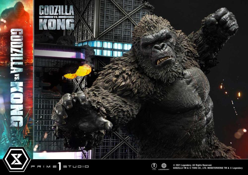 Godzilla vs. Kong Ultimate Diorama Masterline Godzilla vs. Kong Final Battle Statue Gallery Image 40
