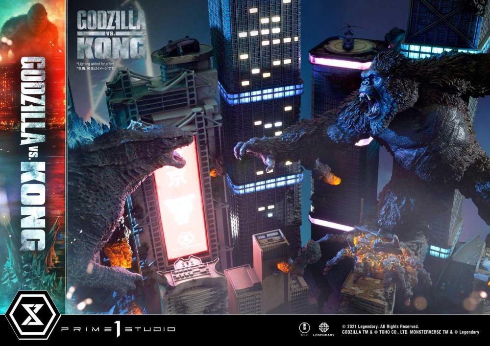 Godzilla vs. Kong Ultimate Diorama Masterline Godzilla vs. Kong Final Battle Statue Gallery Image 17