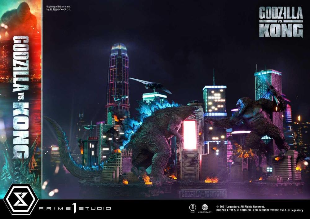 Godzilla vs. Kong Ultimate Diorama Masterline Godzilla vs. Kong Final Battle Statue Gallery Image 9