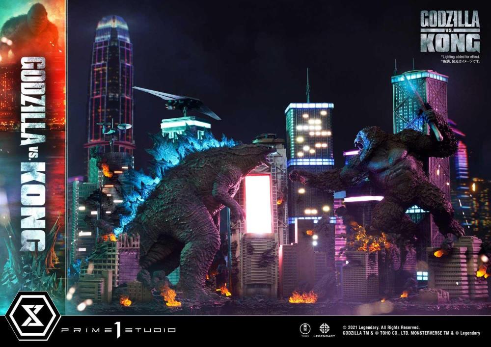 Godzilla vs. Kong Ultimate Diorama Masterline Godzilla vs. Kong Final Battle Statue Gallery Image 13