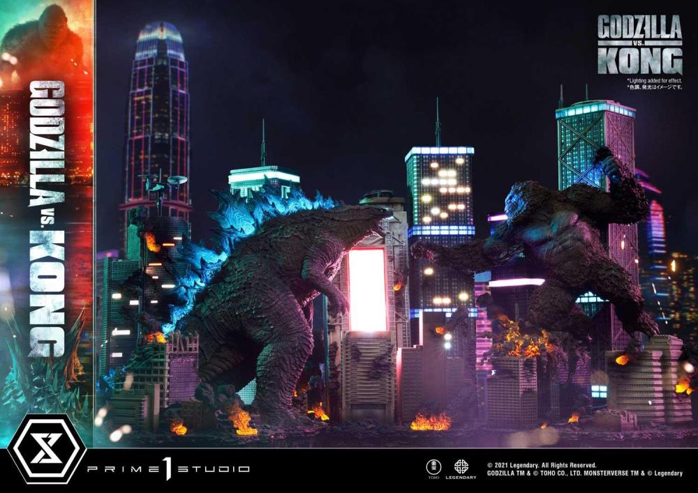 Godzilla vs. Kong Ultimate Diorama Masterline Godzilla vs. Kong Final Battle Statue Gallery Image 3