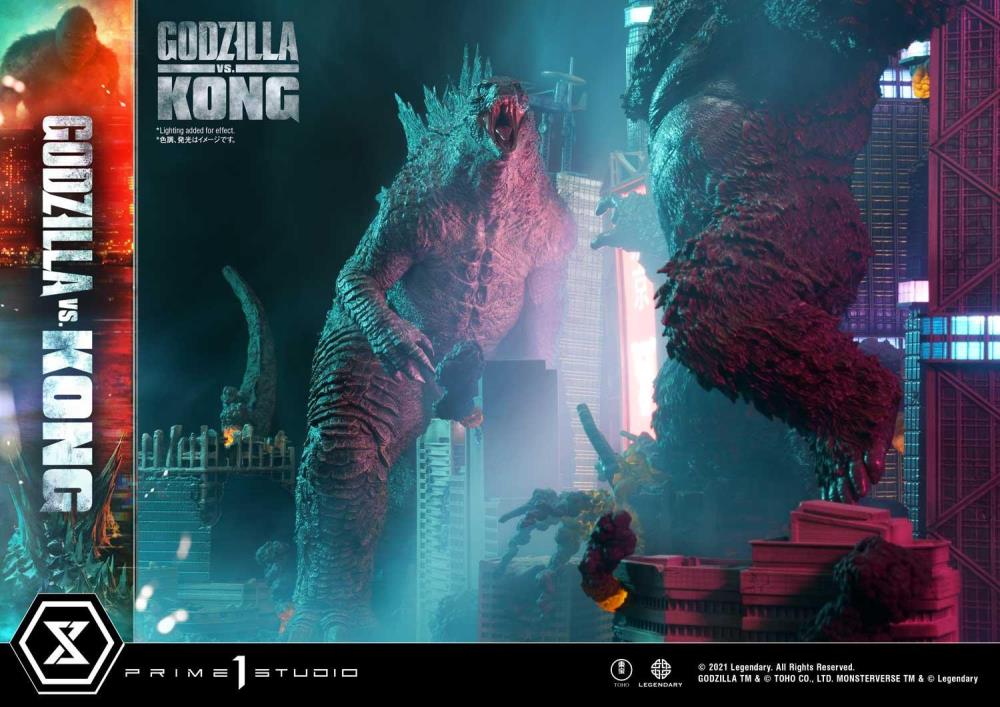 Godzilla vs. Kong Ultimate Diorama Masterline Godzilla vs. Kong Final Battle Statue Gallery Image 23