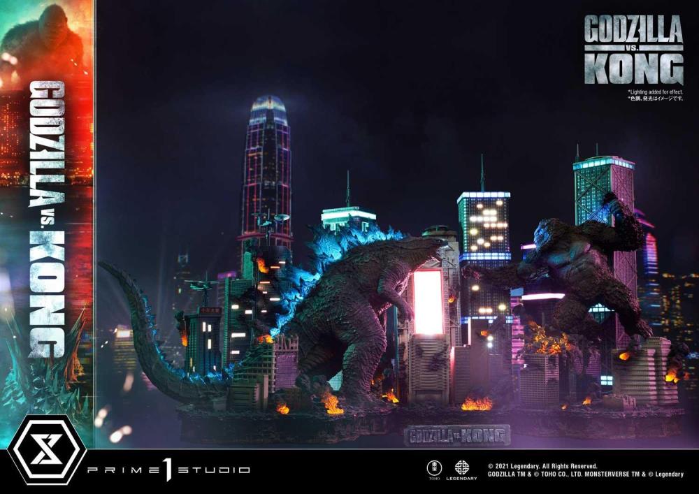 Godzilla vs. Kong Ultimate Diorama Masterline Godzilla vs. Kong Final Battle Statue Gallery Image 4