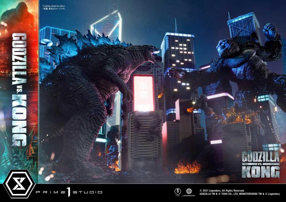 Godzilla vs. Kong Ultimate Diorama Masterline Godzilla vs. Kong Final Battle Statue Gallery Image 10