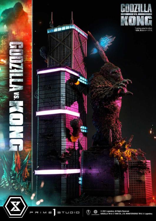 Godzilla vs. Kong Ultimate Diorama Masterline Godzilla vs. Kong Final Battle Statue Gallery Image 30