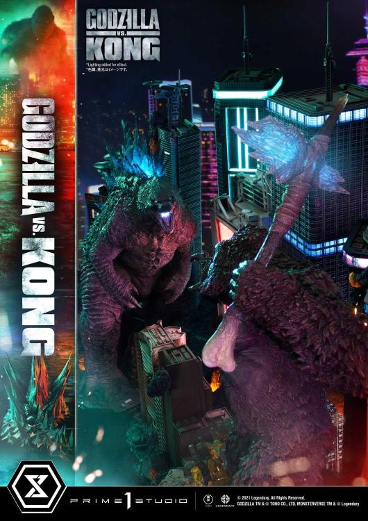 Godzilla vs. Kong Ultimate Diorama Masterline Godzilla vs. Kong Final Battle Statue Gallery Image 21
