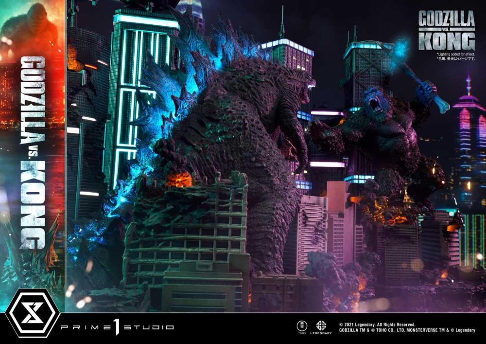 Godzilla vs. Kong Ultimate Diorama Masterline Godzilla vs. Kong Final Battle Statue Gallery Image 19