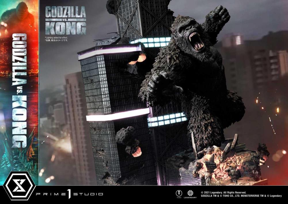 Godzilla vs. Kong Ultimate Diorama Masterline Godzilla vs. Kong Final Battle Statue Gallery Image 35