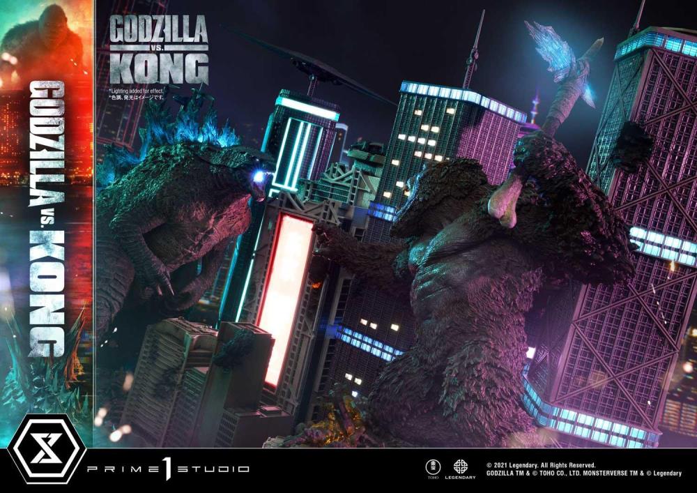 Godzilla vs. Kong Ultimate Diorama Masterline Godzilla vs. Kong Final Battle Statue Gallery Image 16