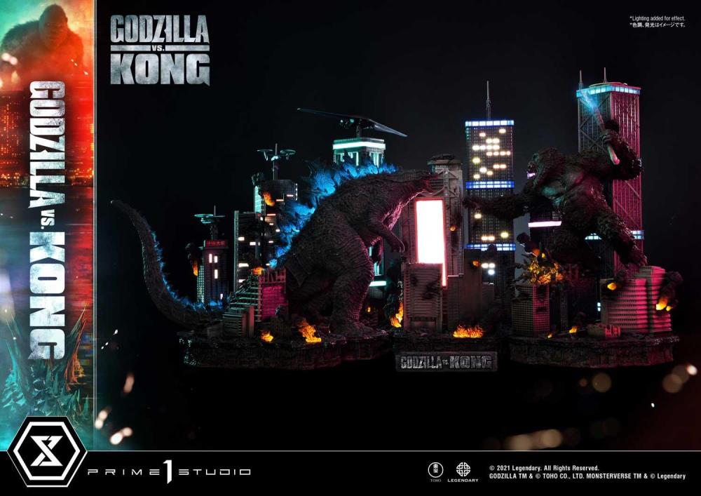 Godzilla vs. Kong Ultimate Diorama Masterline Godzilla vs. Kong Final Battle Statue Gallery Image 12