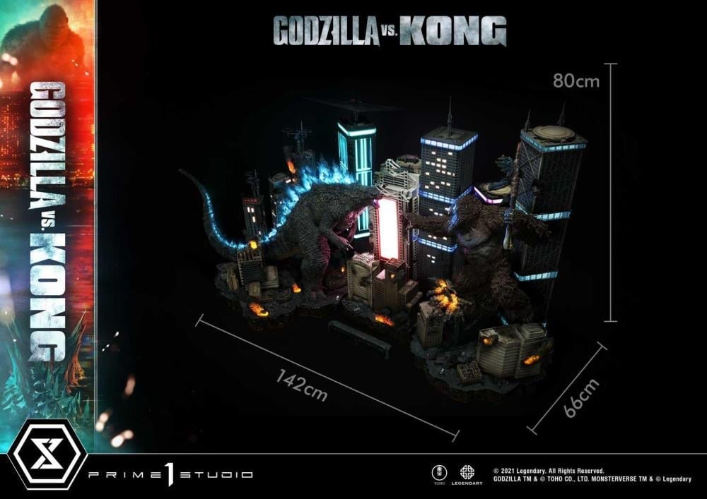 Godzilla vs. Kong Ultimate Diorama Masterline Godzilla vs. Kong Final Battle Statue Gallery Image 11