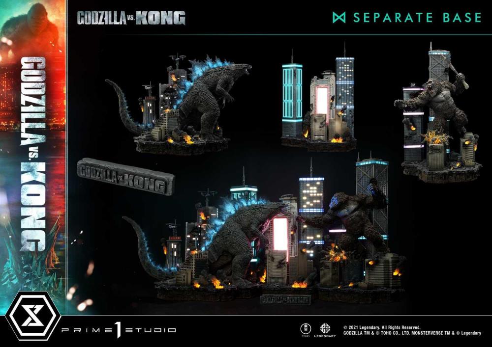 Godzilla vs. Kong Ultimate Diorama Masterline Godzilla vs. Kong Final Battle Statue Gallery Image 6