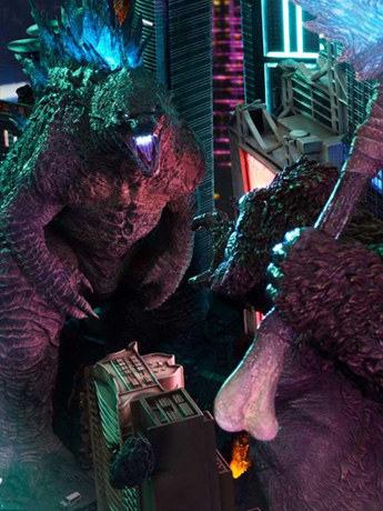 Godzilla vs. Kong Ultimate Diorama Masterline Godzilla vs. Kong Final Battle Statue Gallery Image 2