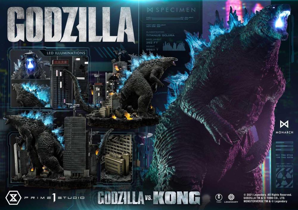 Godzilla vs. Kong Ultimate Diorama Masterline Godzilla Final Battle Statue Gallery Image 5