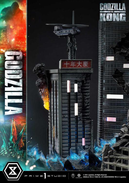 Godzilla vs. Kong Ultimate Diorama Masterline Godzilla Final Battle Statue Gallery Image 47