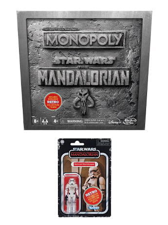 Monopoly: Star Wars: The Mandalorian with Exclusive Remnant Stormtrooper Figure Gallery Image 2