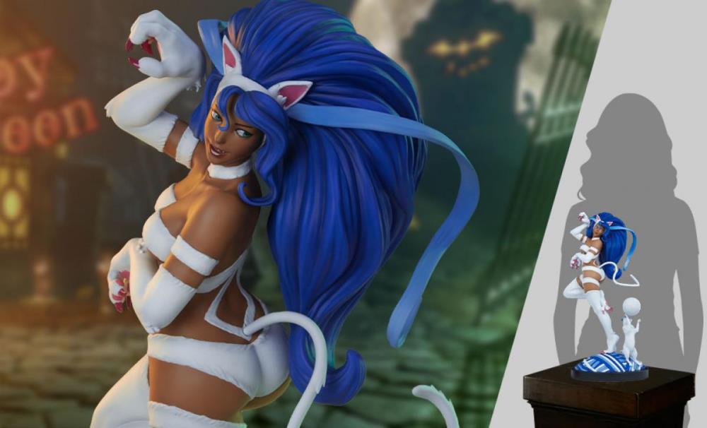 Street Fighter V Menat as Felicia (Season Pass) 1/4 Scale Collector Edition Statue Gallery Image 18