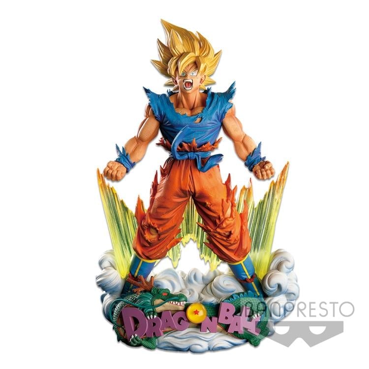 SUPER MASTER STARS DIORAMA B賞 未開封 Dragon Ball Z Super Master Stars Diorama Super Saiyan Goku (The Brush)