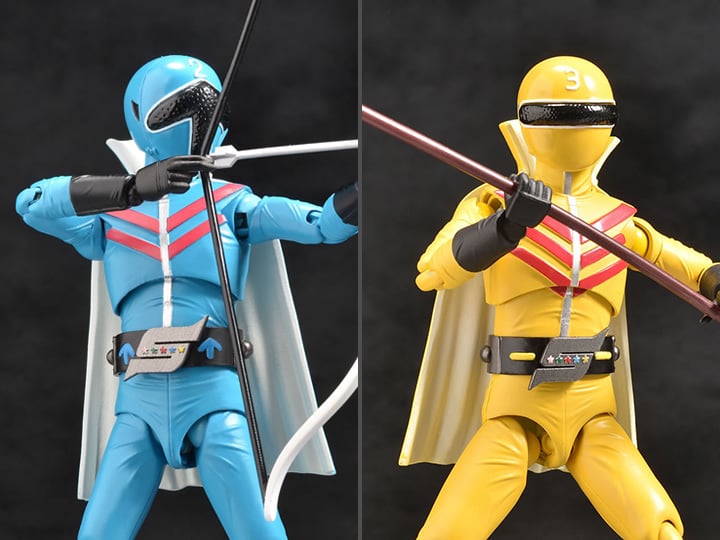 Himitsu Sentai Goranger HAF Aoranger and Kiranger Set Gallery Image 1