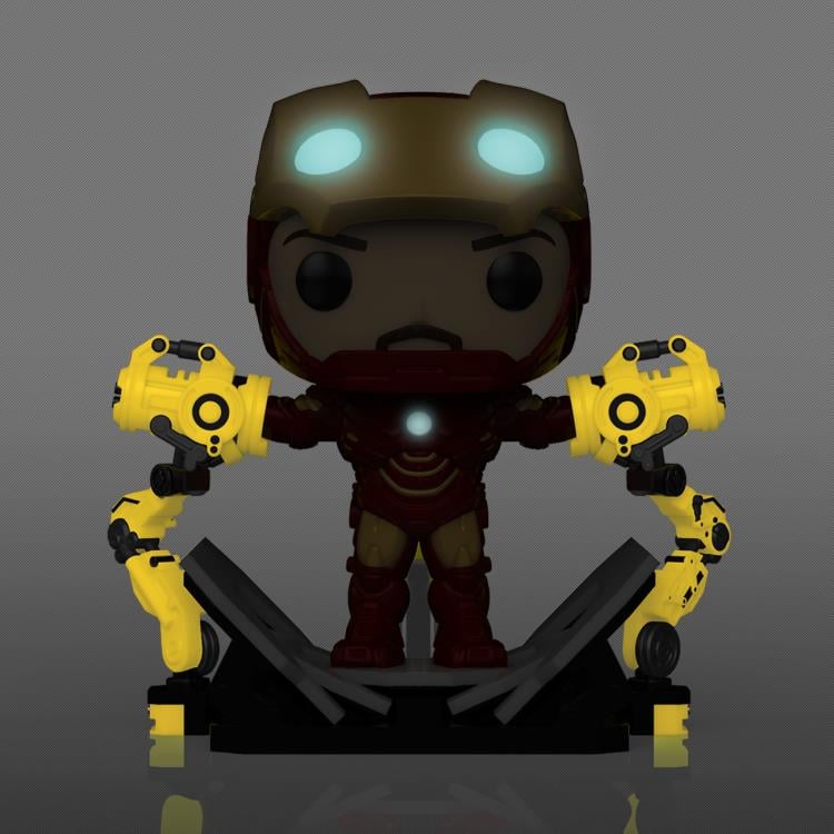 Pop! Deluxe: Iron Man 2 - Iron Man with Gantry PX Previews Exclusive Gallery Image 4