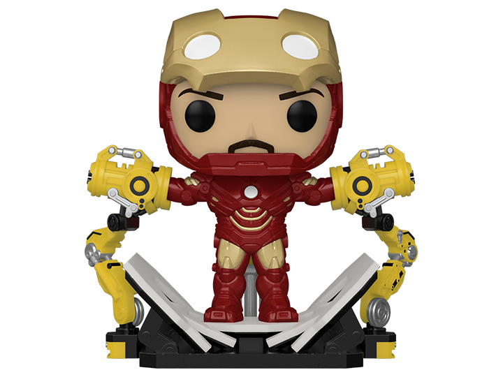 Pop! Deluxe: Iron Man 2 - Iron Man with Gantry PX Previews Exclusive Gallery Image 1