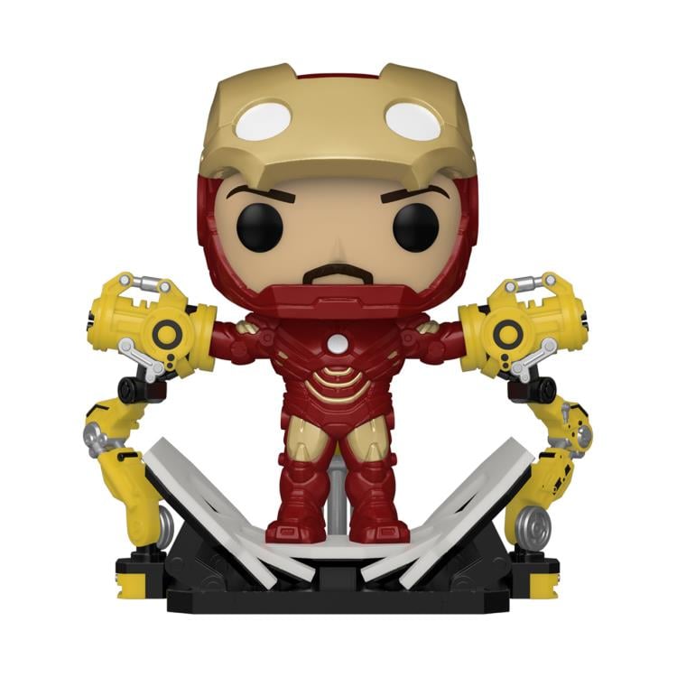 Pop! Deluxe: Iron Man 2 - Iron Man with Gantry PX Previews Exclusive Gallery Image 3