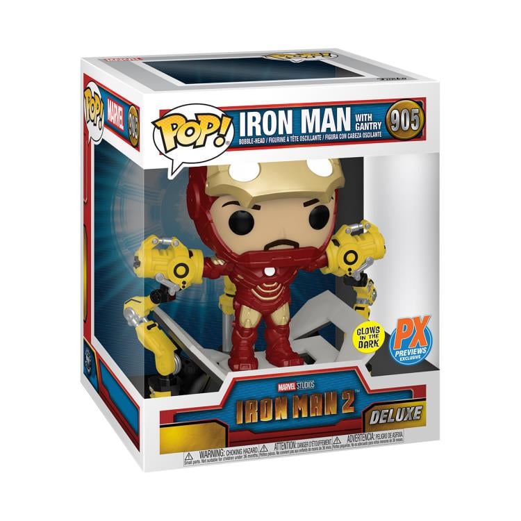 Pop! Deluxe: Iron Man 2 - Iron Man with Gantry PX Previews Exclusive Gallery Image 5