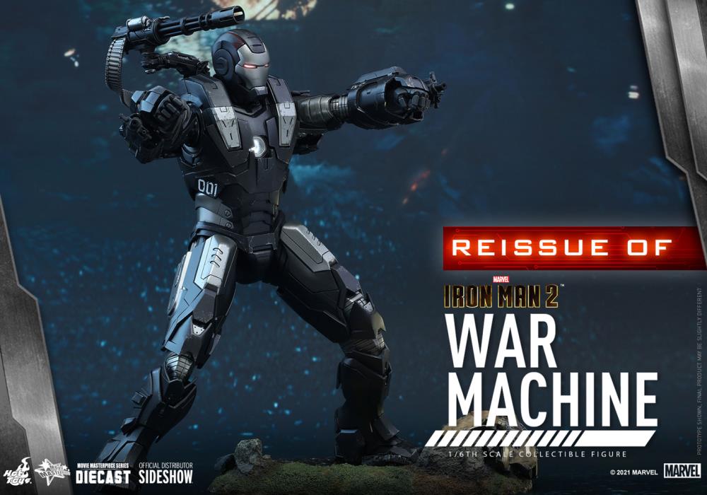 Iron Man 2 MMS331D13 War Machine 1/6th Scale Collectible Figure (Reissue) Gallery Image 7