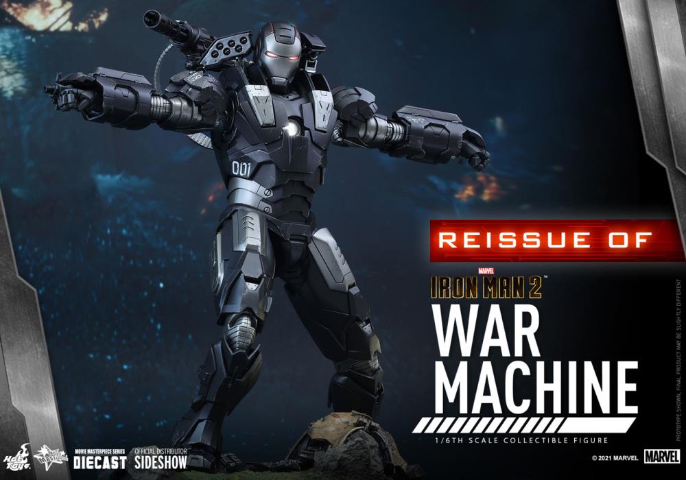 Iron Man 2 MMS331D13 War Machine 1/6th Scale Collectible Figure (Reissue) Gallery Image 4