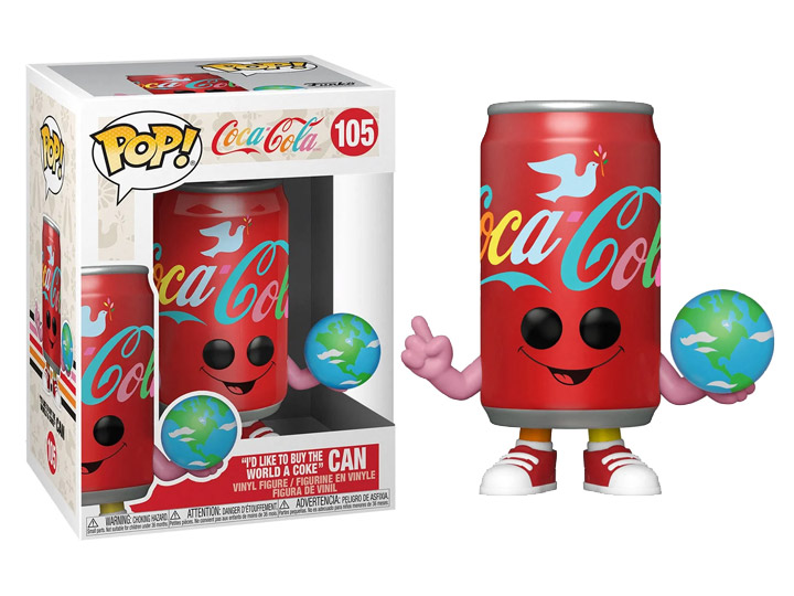 Pop! Coca-Cola "I'd like to buy the world a Coke" Can Gallery Image 1