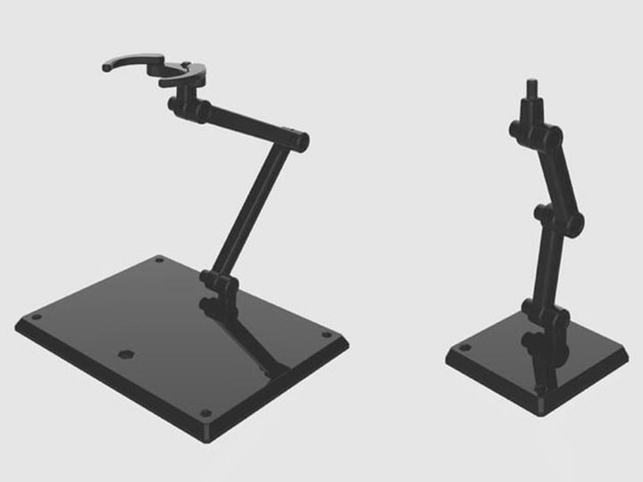 Black Model Display System Set of 3 Stands Gallery Image 1
