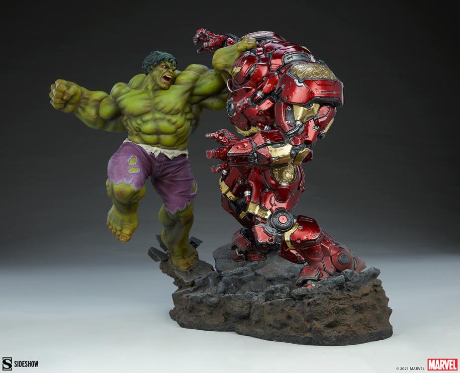 Marvel Hulk vs Hulkbuster Maquette Gallery Image 9