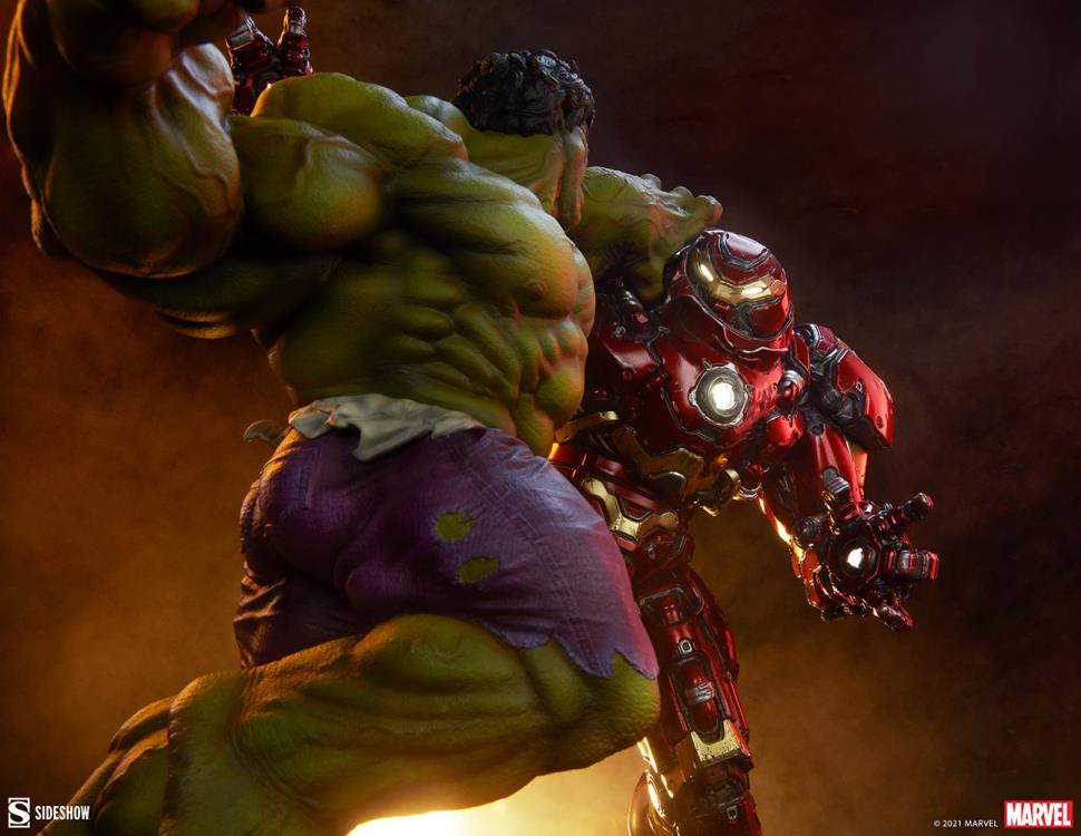 Marvel Hulk vs Hulkbuster Maquette Gallery Image 7