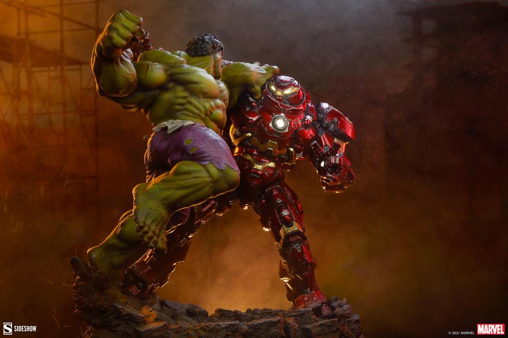 Marvel Hulk vs Hulkbuster Maquette Gallery Image 6