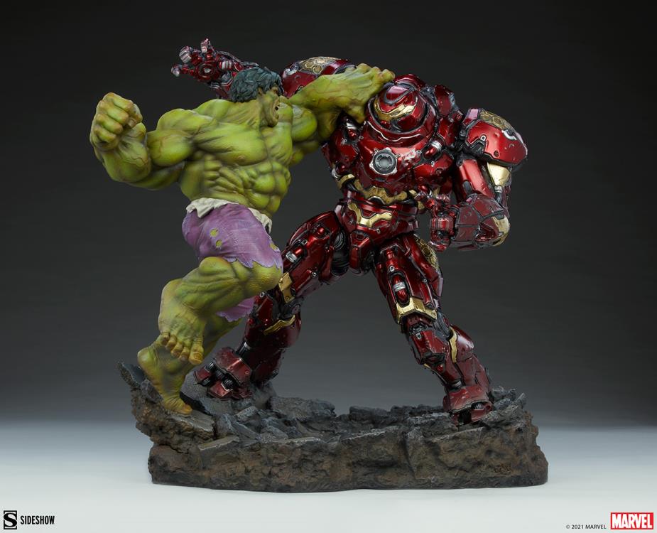 Marvel Hulk vs Hulkbuster Maquette Gallery Image 8