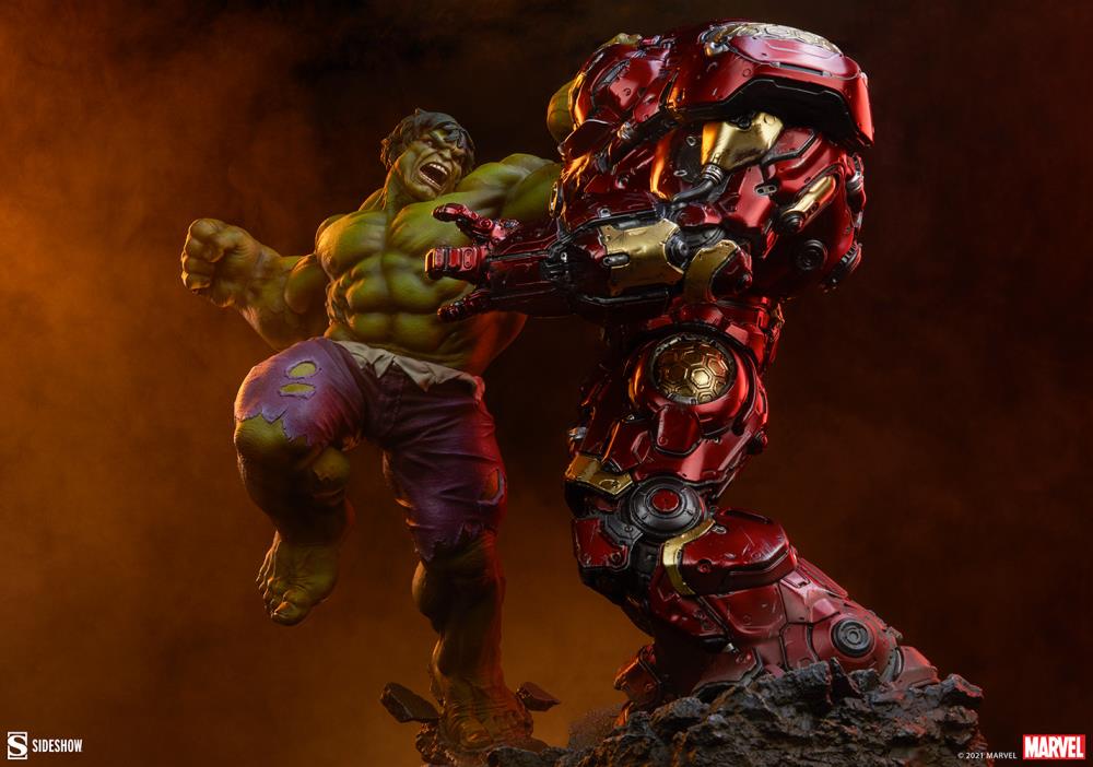 Marvel Hulk vs Hulkbuster Maquette Gallery Image 4