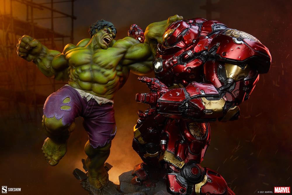 Marvel Hulk vs Hulkbuster Maquette Gallery Image 5