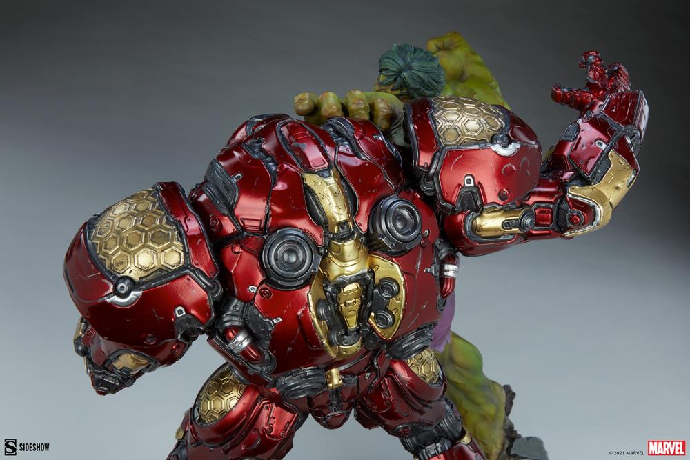 Marvel Hulk vs Hulkbuster Maquette Gallery Image 26