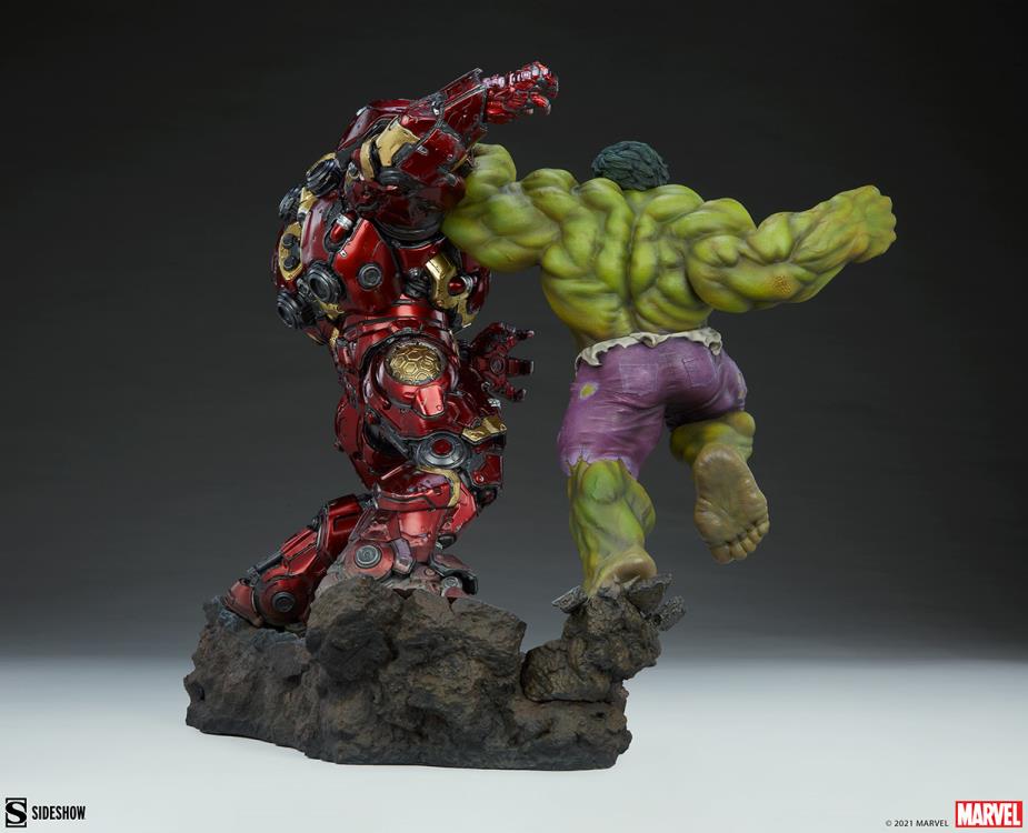 Marvel Hulk vs Hulkbuster Maquette Gallery Image 11