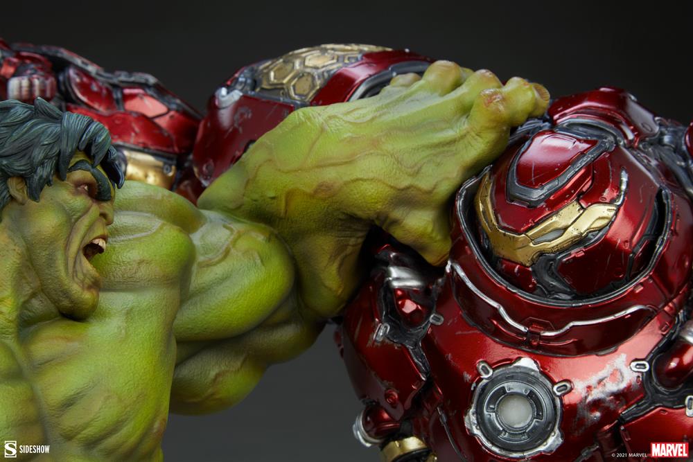 Marvel Hulk vs Hulkbuster Maquette Gallery Image 27