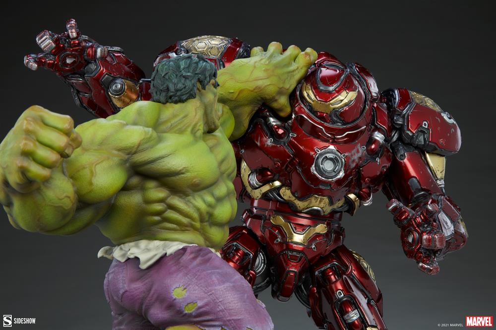 Marvel Hulk vs Hulkbuster Maquette Gallery Image 14