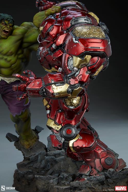 Marvel Hulk vs Hulkbuster Maquette Gallery Image 21