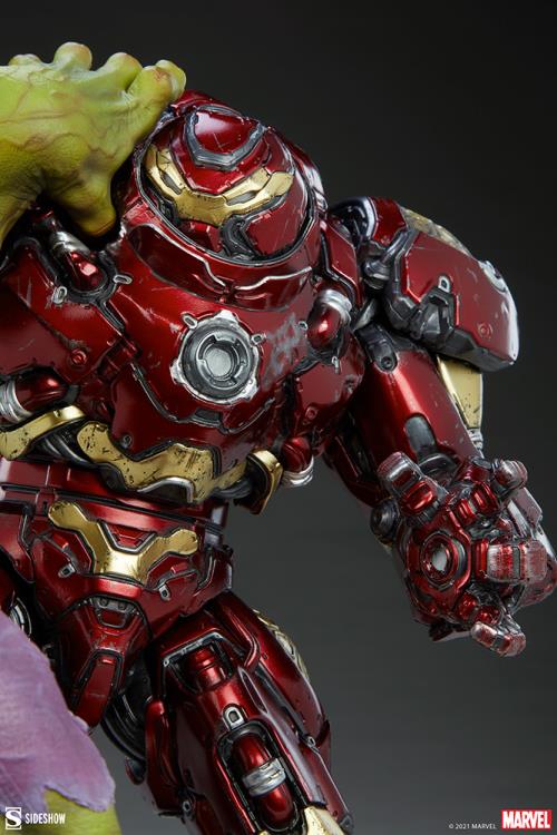 Marvel Hulk vs Hulkbuster Maquette Gallery Image 20