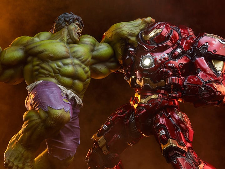 Marvel Hulk vs Hulkbuster Maquette Gallery Image 1