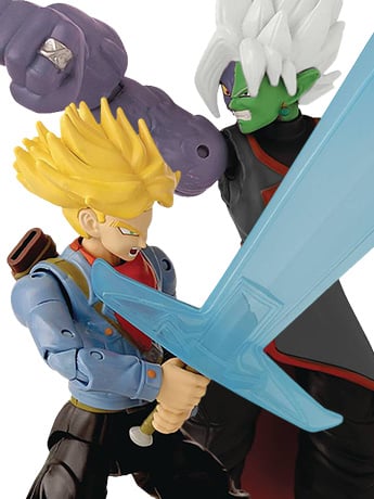 Dragon Ball Super Dragon Stars Super Saiyan Trunks Vs. Fusion Zamasu Two-Pack Gallery Image 2
