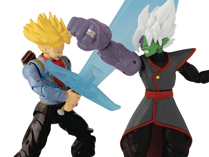 Dragon Ball Super Dragon Stars Super Saiyan Trunks Vs. Fusion Zamasu Two-Pack Gallery Image 1