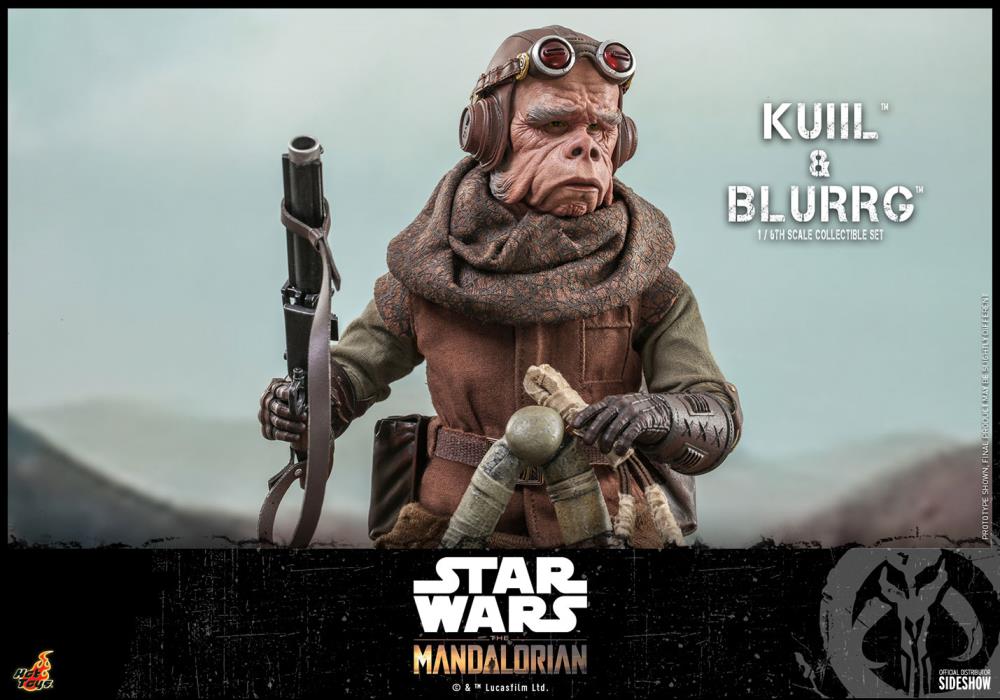 The Mandalorian TMS049 Kuiil & Blurrg 1/6th Scale Collectible Figure Set Gallery Image 14