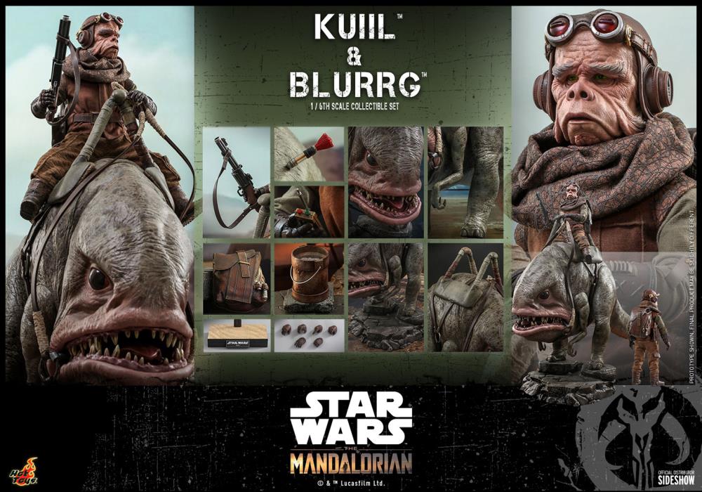 The Mandalorian TMS049 Kuiil & Blurrg 1/6th Scale Collectible Figure Set Gallery Image 20